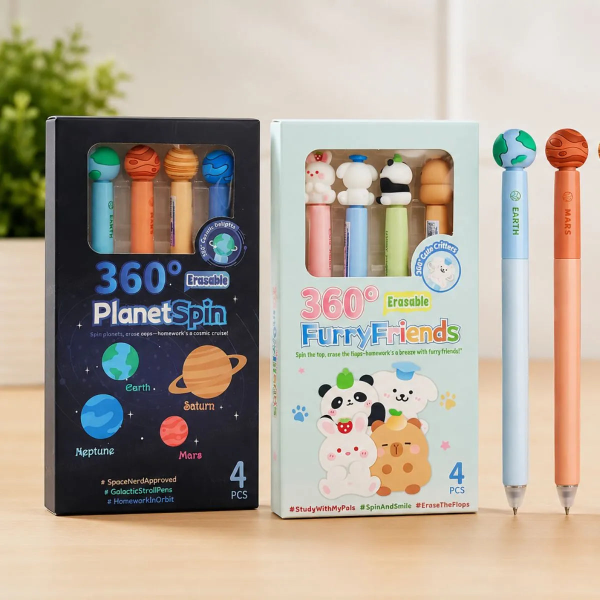 360Â° Spinner Pen Set