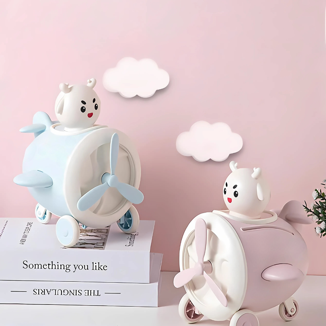 3D Airplane Piggy Bank