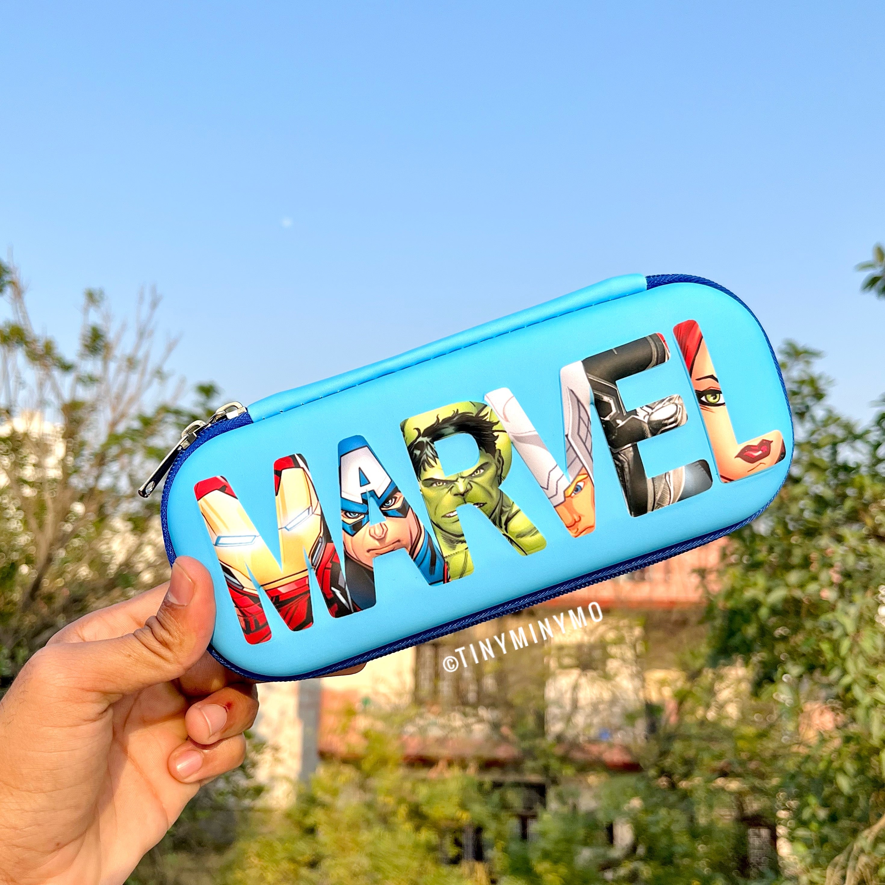 3D Embossed Marvel EVA Pouch - Tinyminymo