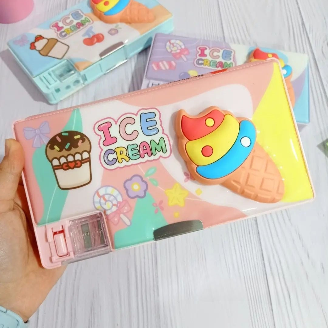 3D Ice-cream Multipurpose Pencil Box