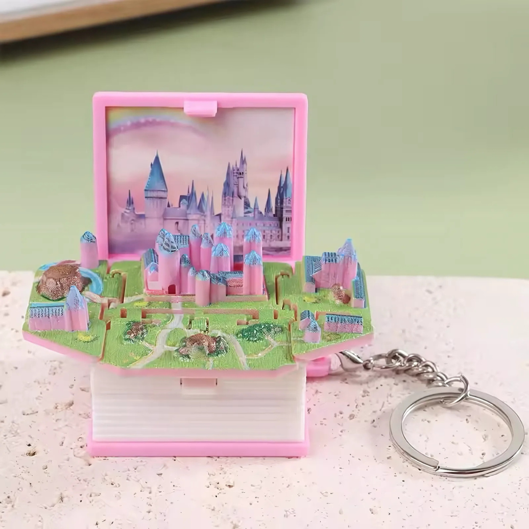 3D Popup Book Keychain
