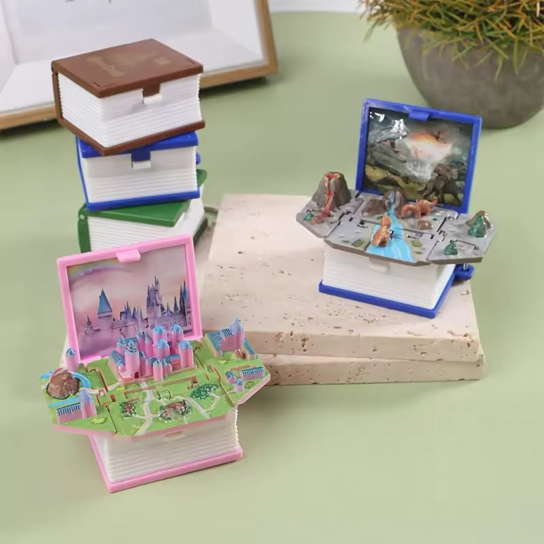 3D Popup Book Keychain