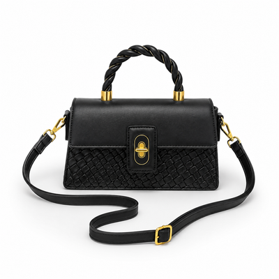 The Braided Noir Sling Bag