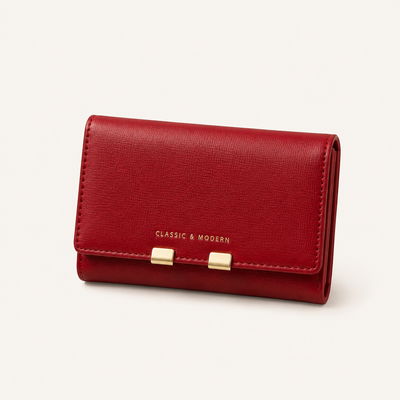 Cherry Tri Fold Wallet