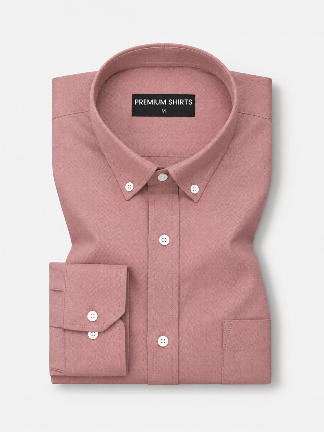 Pack of 2 Oxford Cotton Shirt For Men (Maroon & Olive)