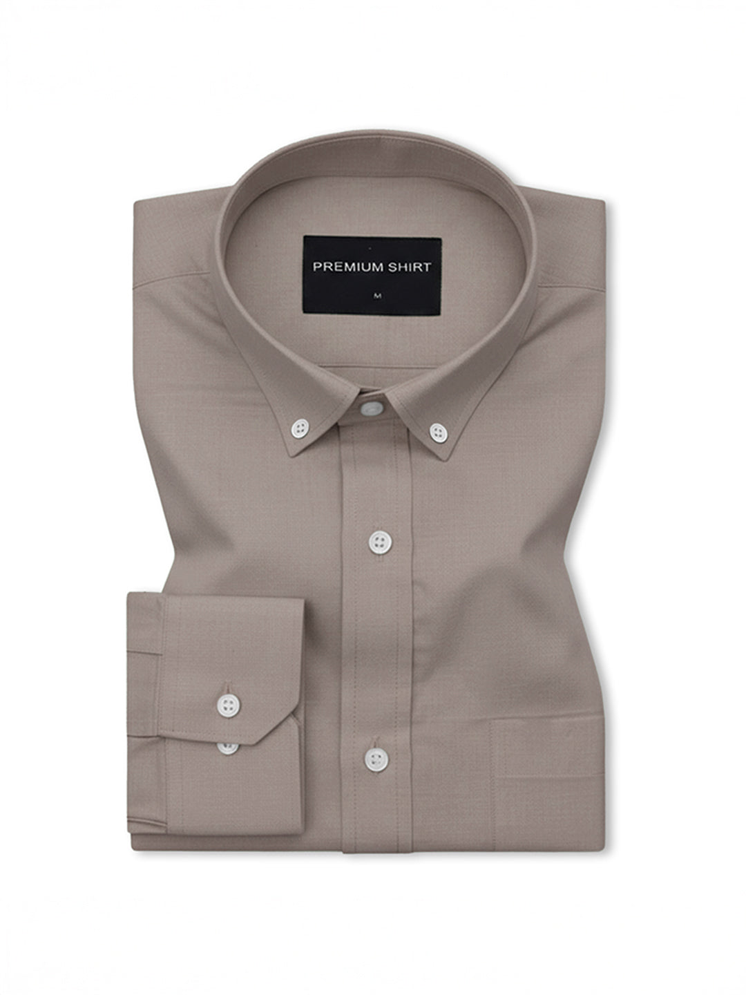 Pack of 2 Oxford Cotton Shirt For Men (Brown & Sea Green)