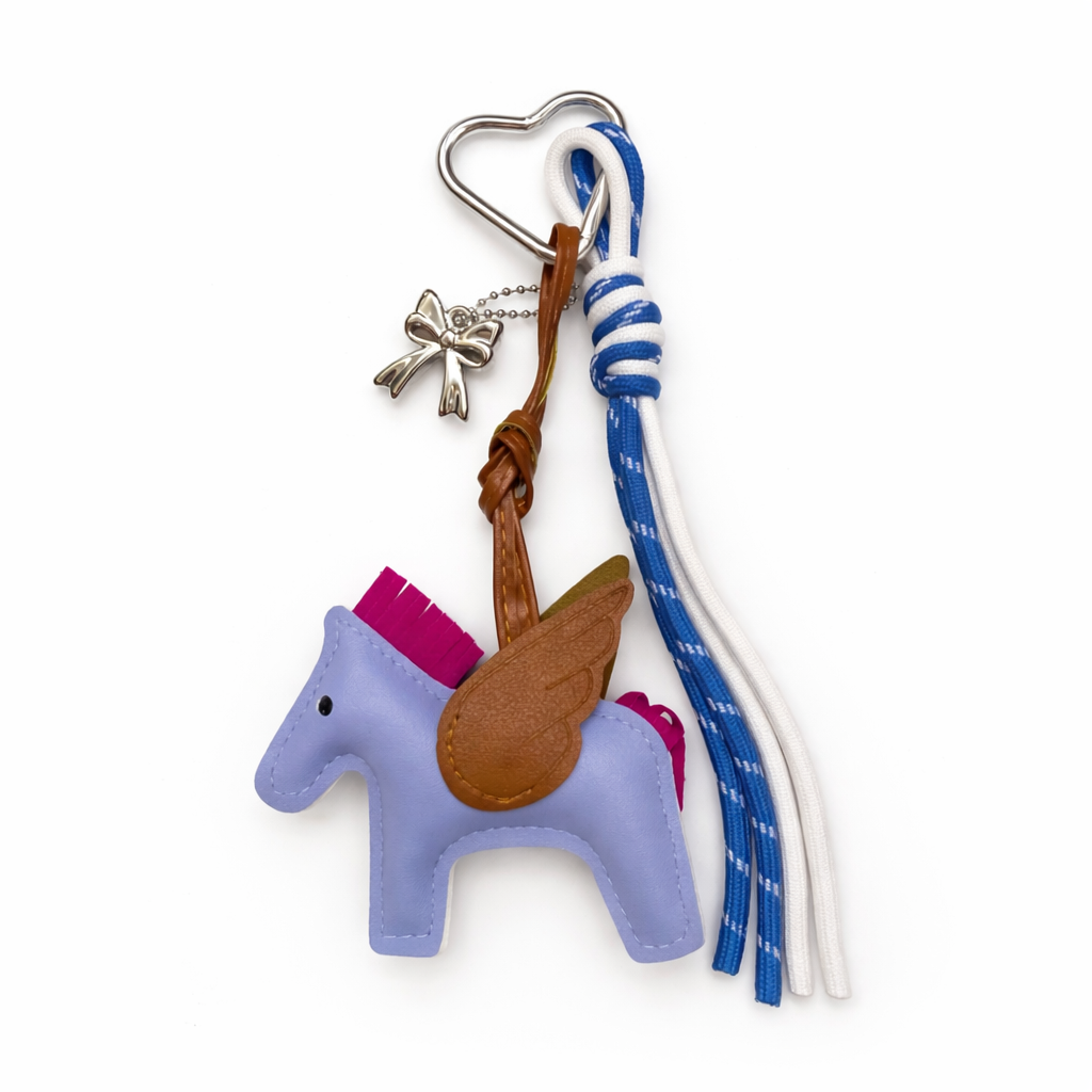 Pegasus Bag Charm Keychain for Women & Girls