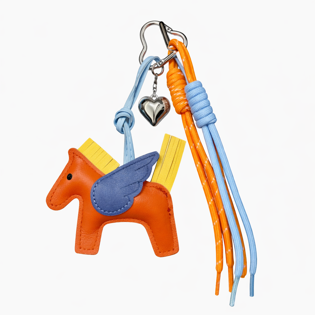 Pegasus Bag Charm Keychain for Women & Girls
