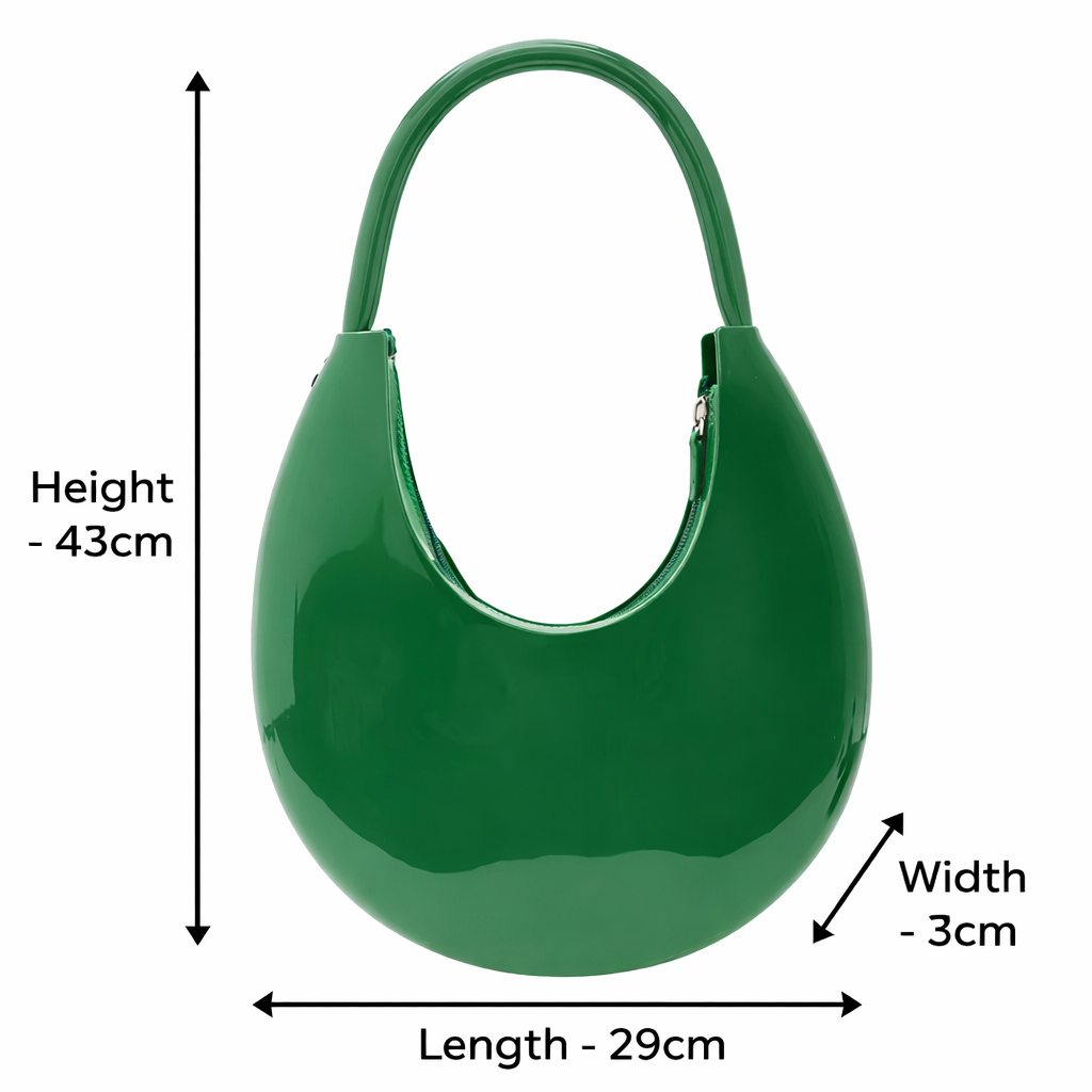 Halo Silicon Hobo Baguette Bag