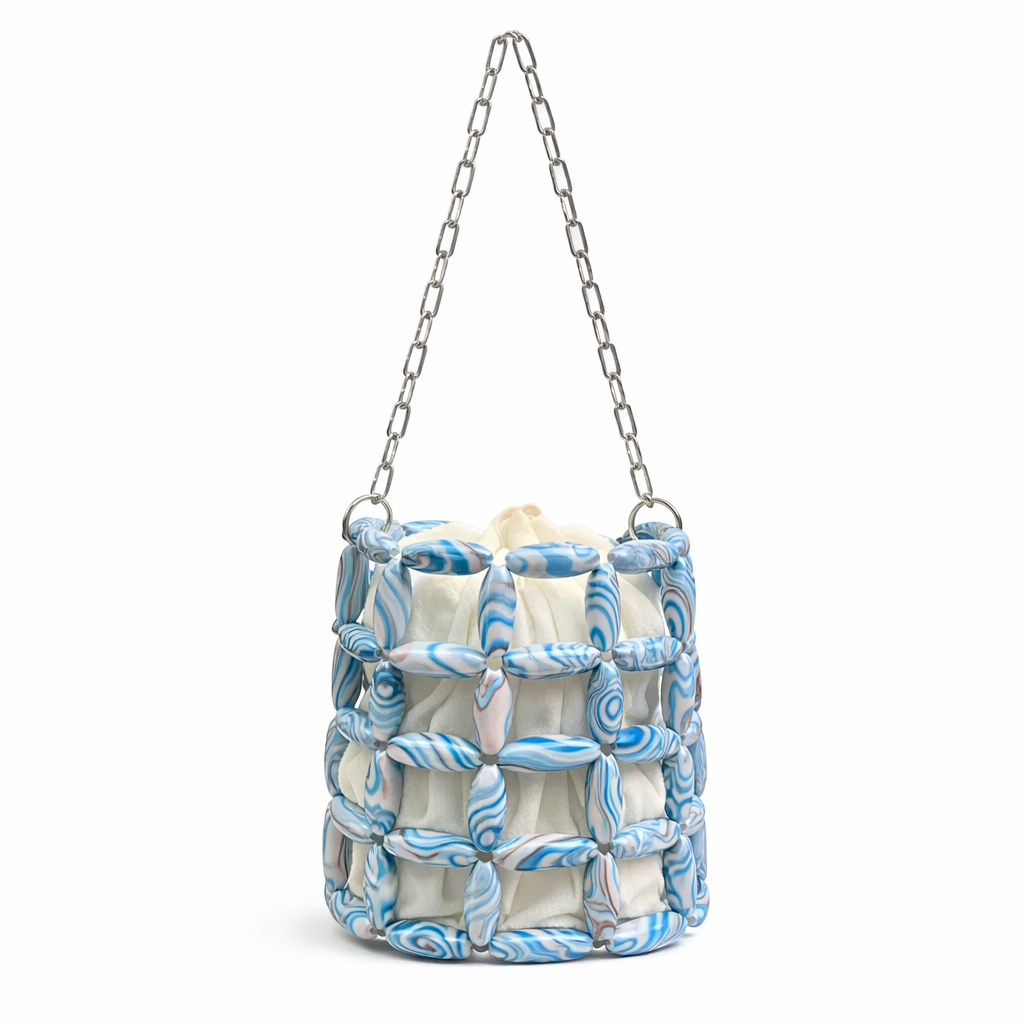Marble Bucket Bag