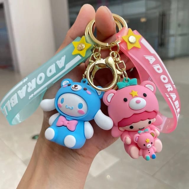 Animal Cosplay Sanrio 3D Keychain