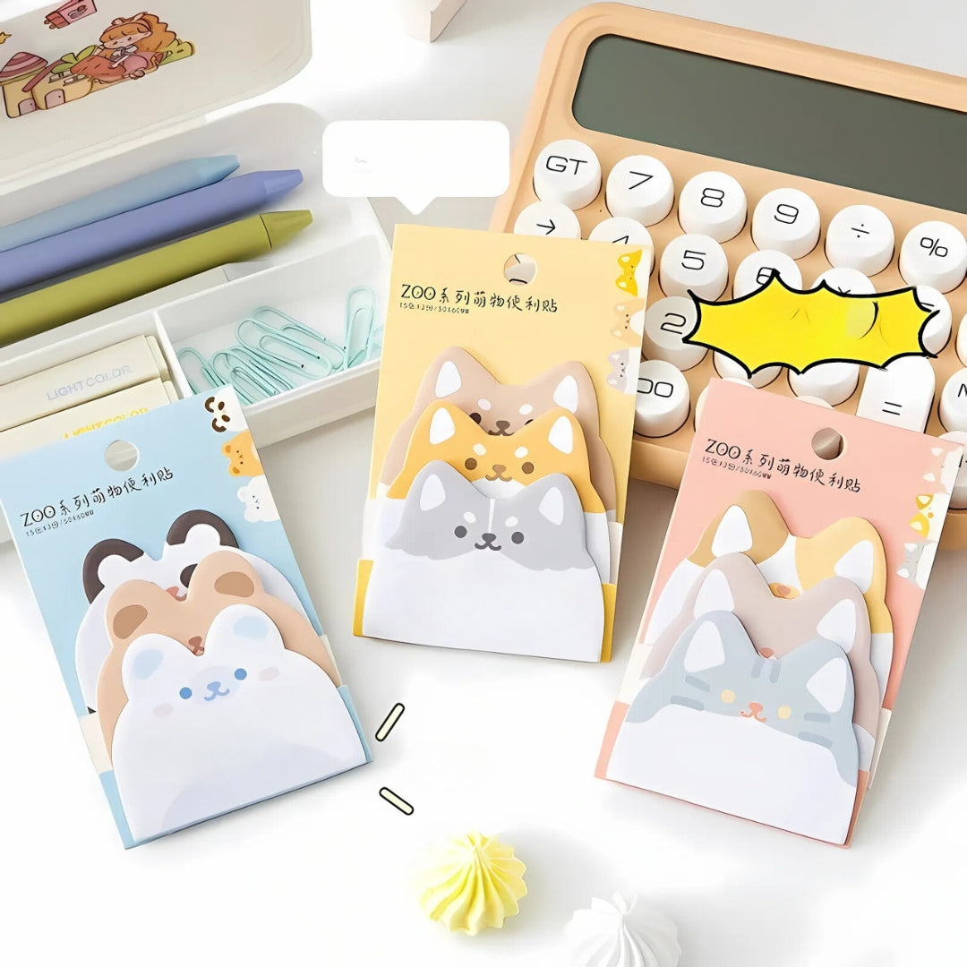 Animal Memo It Sticky Notes