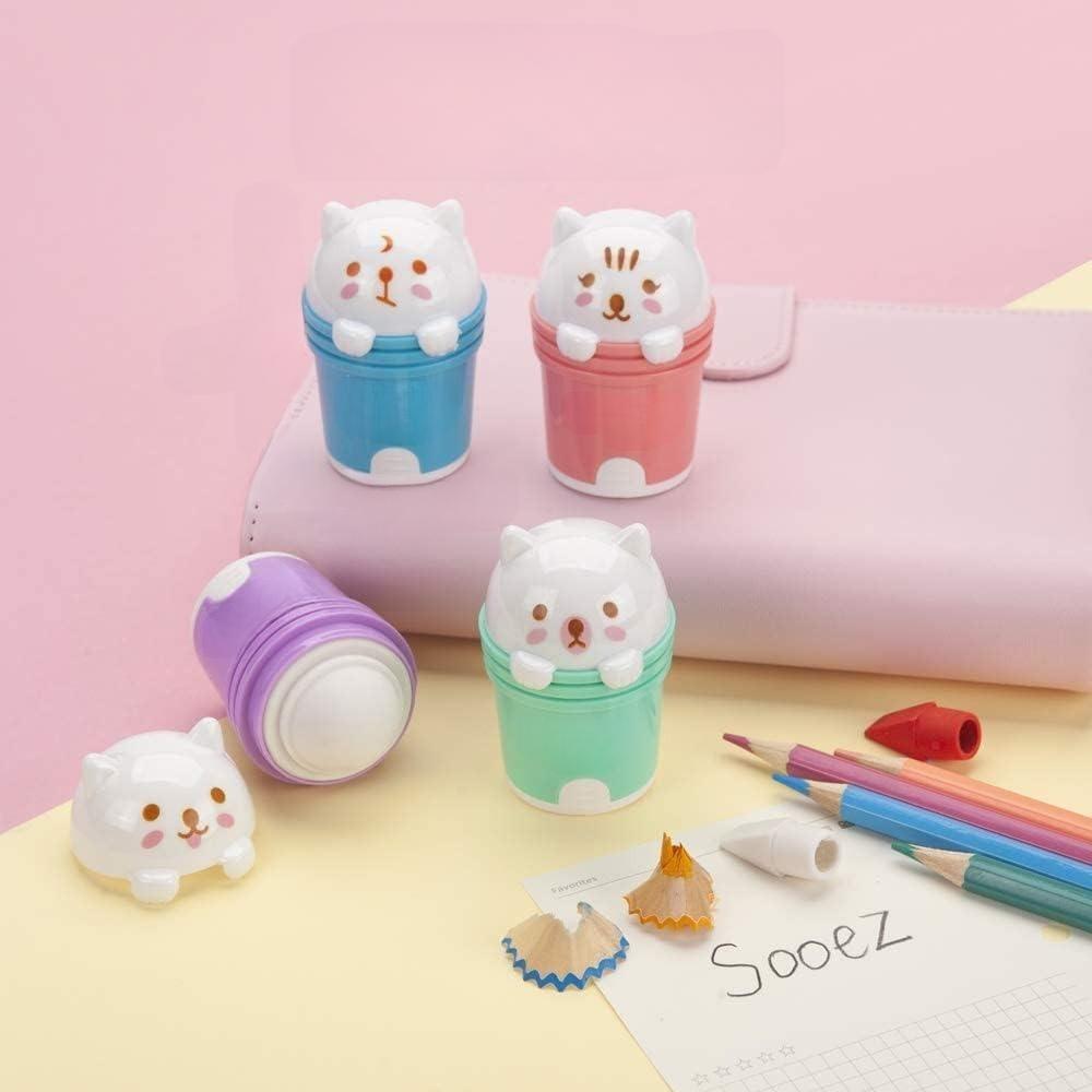 Animal in Bucket Eraser cum Sharpener