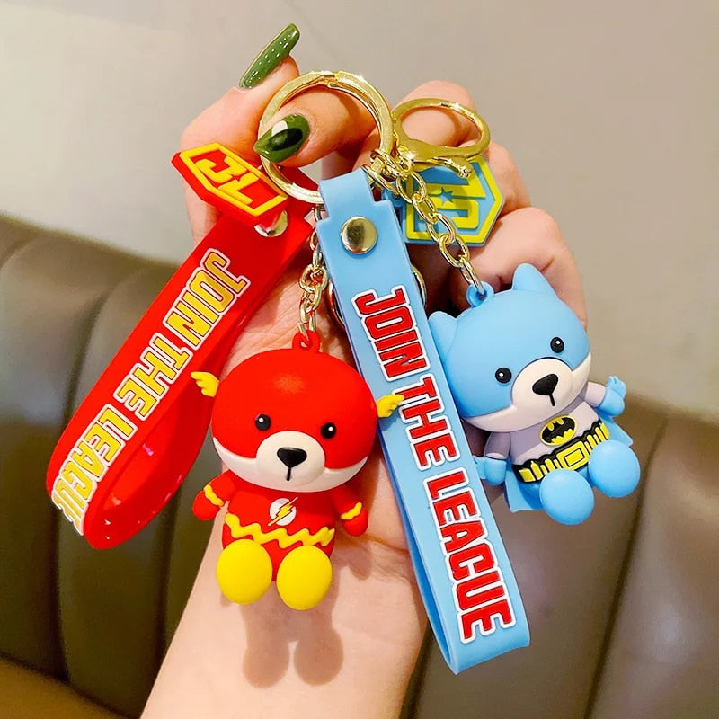 Bear Superhero 3D Keychain