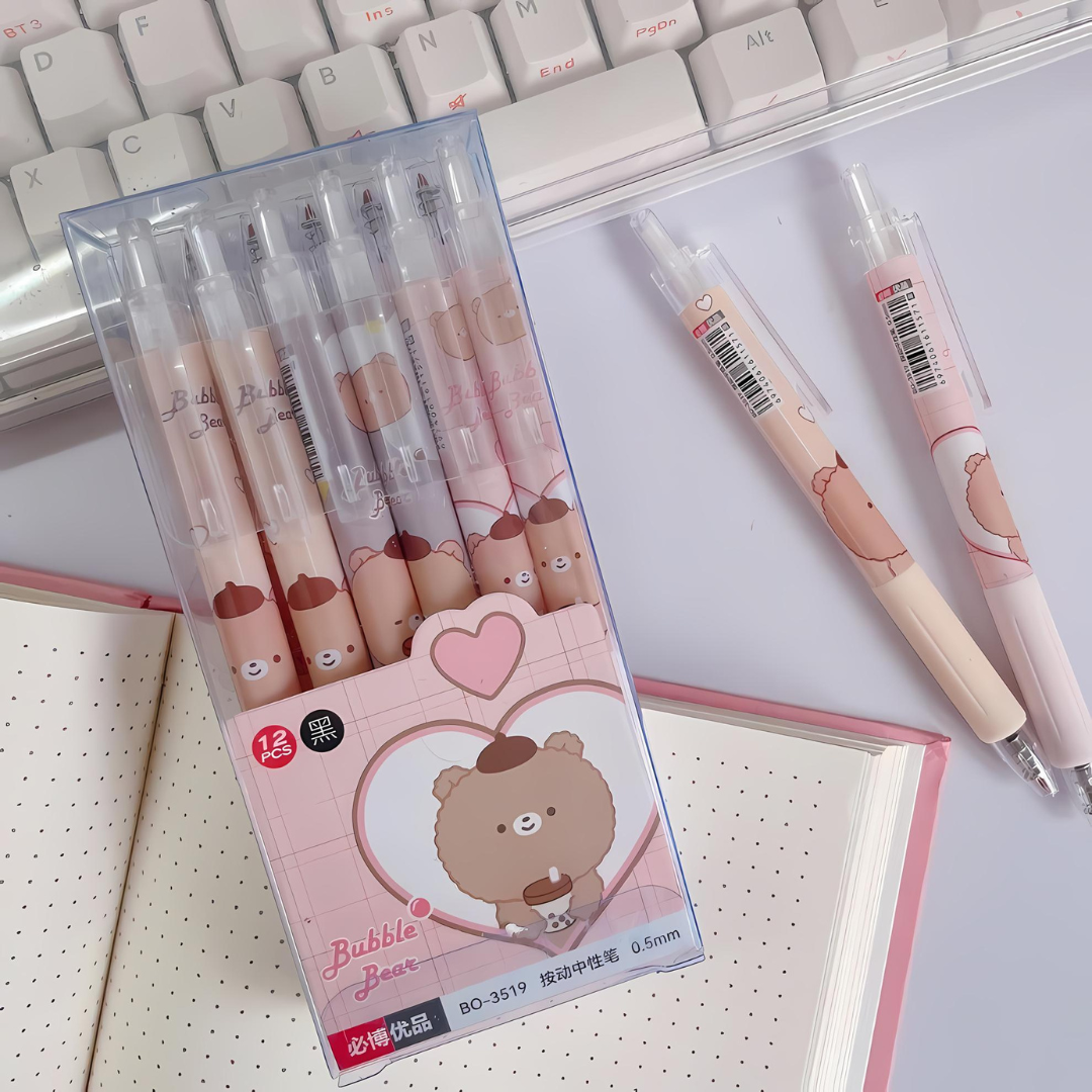 Bubble Bear Gel Pen Set