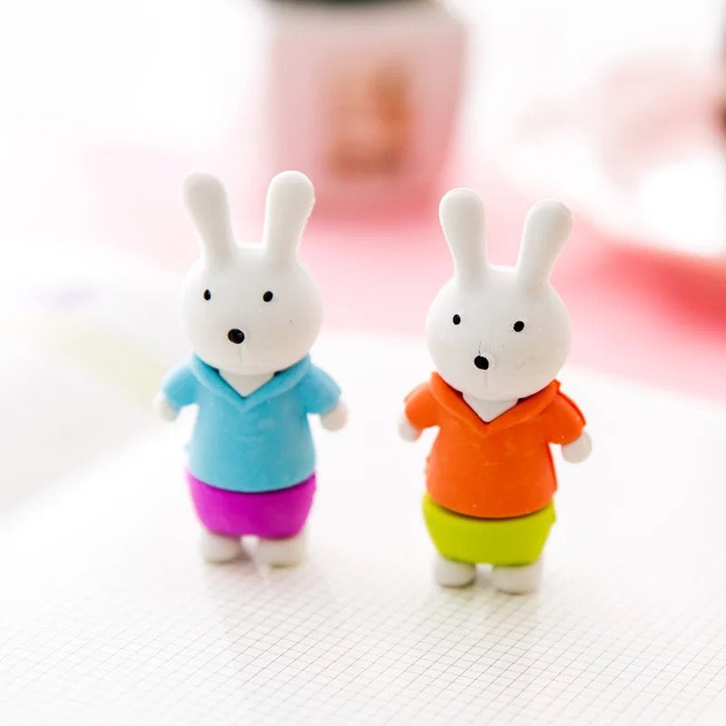 Bunny Eraser and Pencil Topper