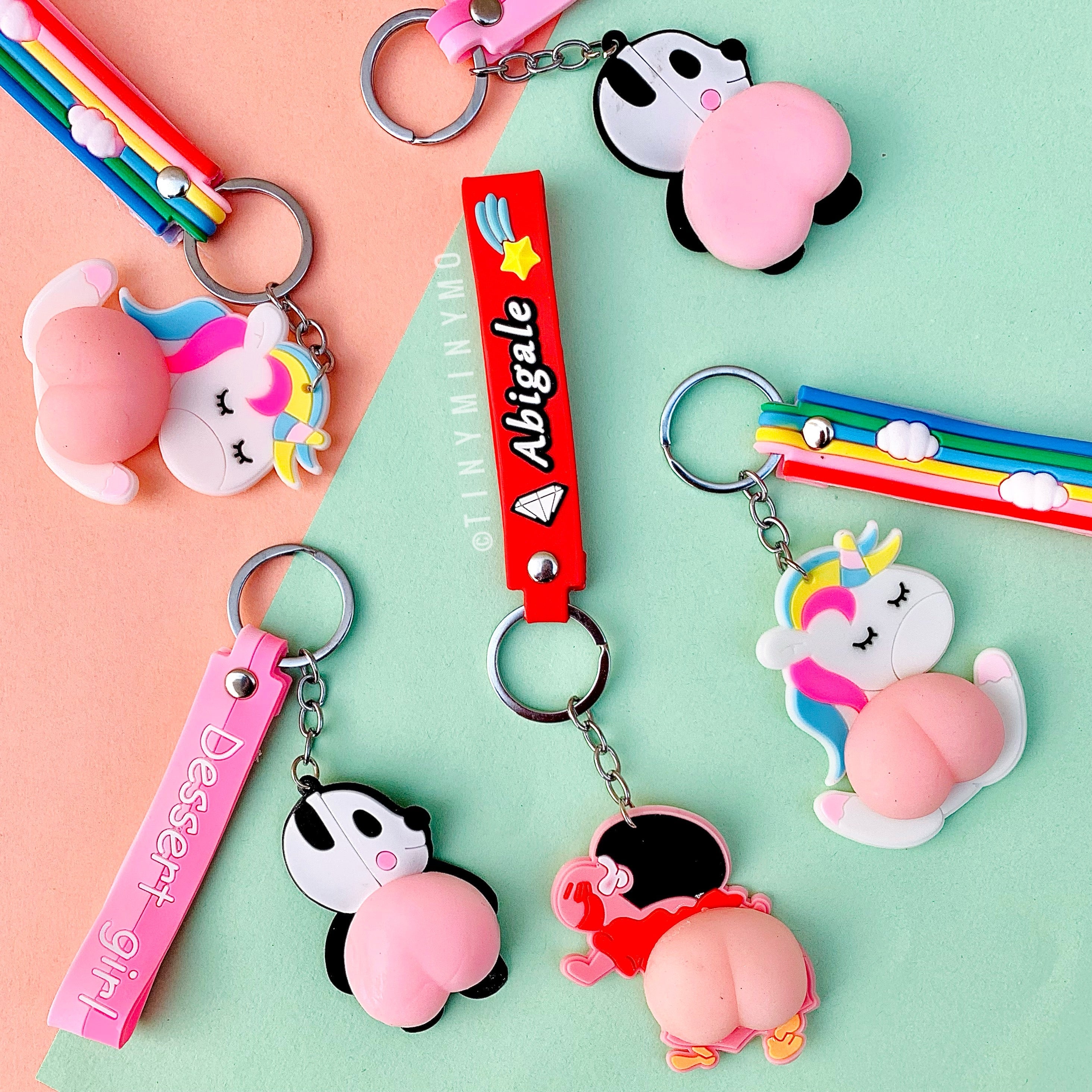Squishy Butt Keychain