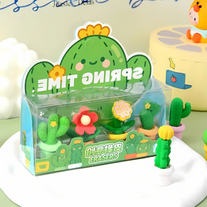 Cactus Eraser Set - Tinyminymo