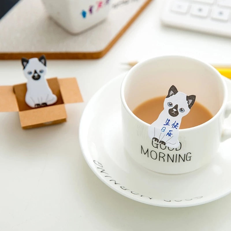 Cat Sticky Notes In A Box