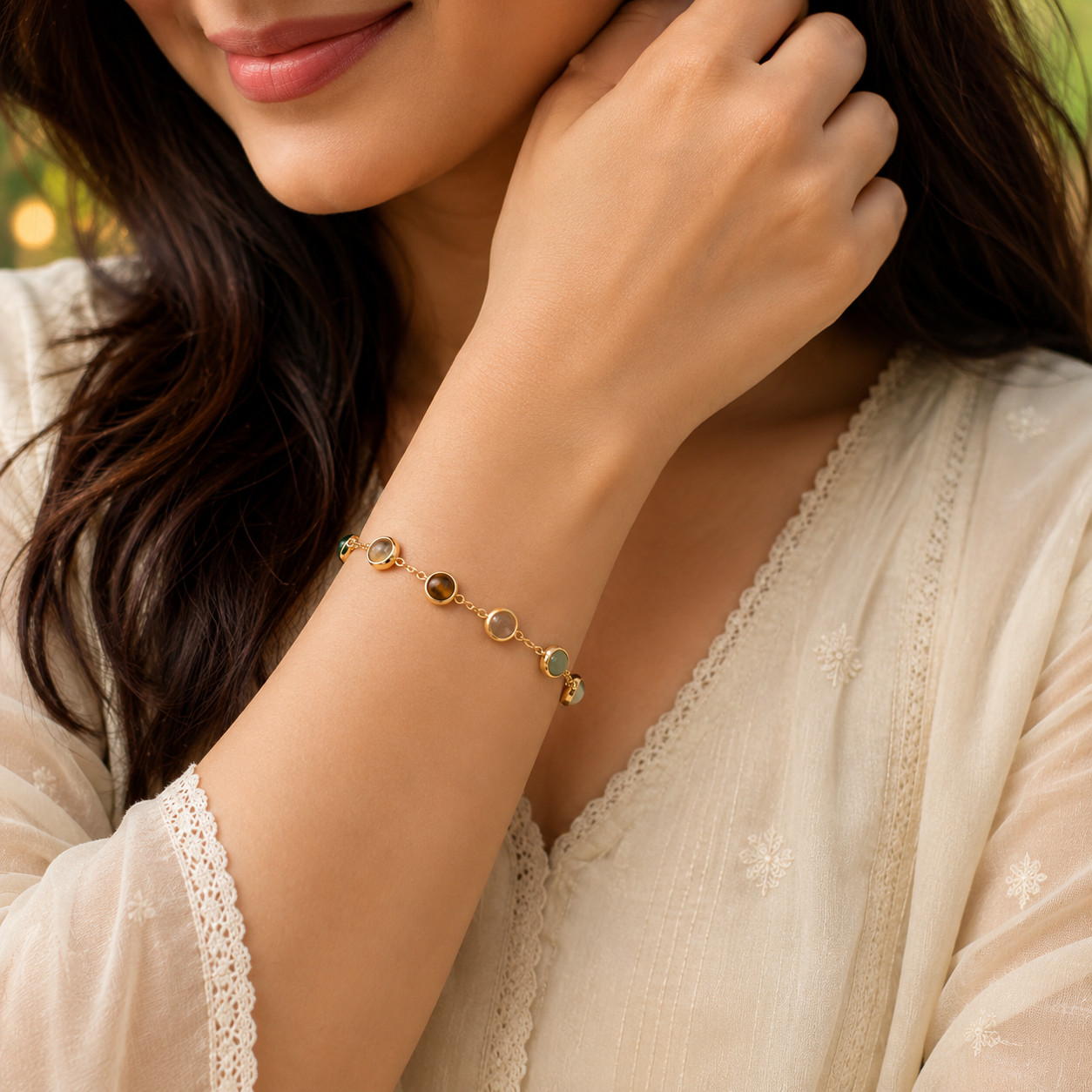 Prosperity Bracelet for Women | Natural Healing Crystal Bracelet |  Adjustable Lucky Bracelet | Wealth, Prosperity & Positive Energy Bracelet