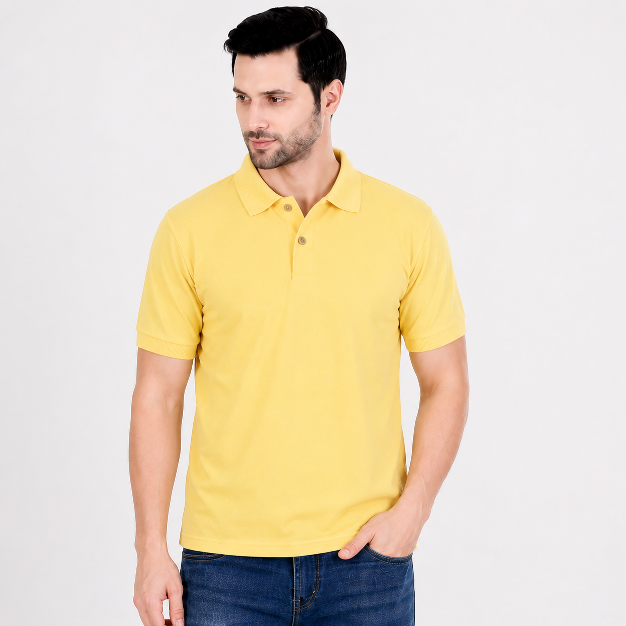 Honeycomb Dry Fit Polo T-Shirt | 100% Polyester | 180 GSM | Quick Dry | Regular Fit