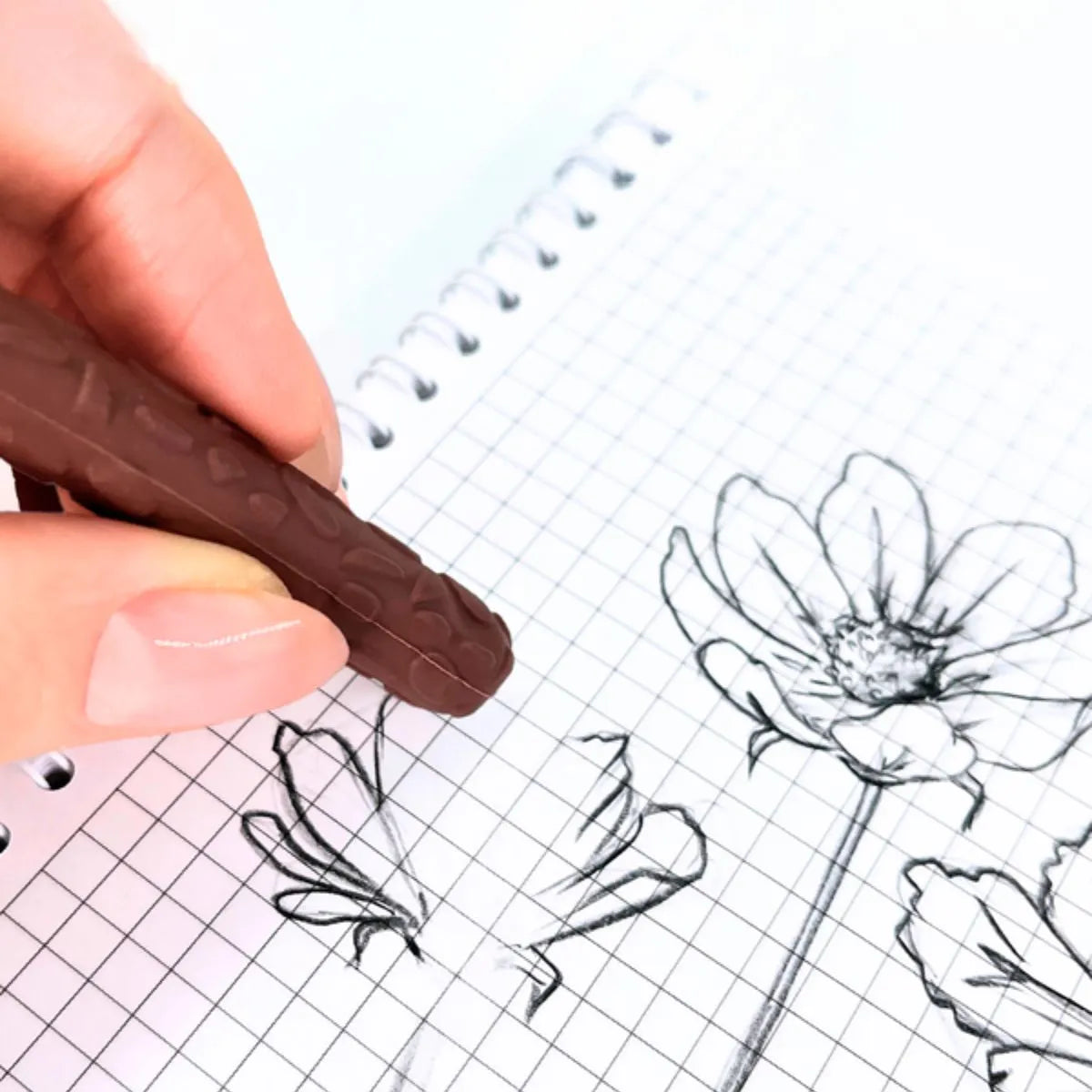 Chocolate Stick Erasers Erasing Pencil Mistakes - Tinyminymo