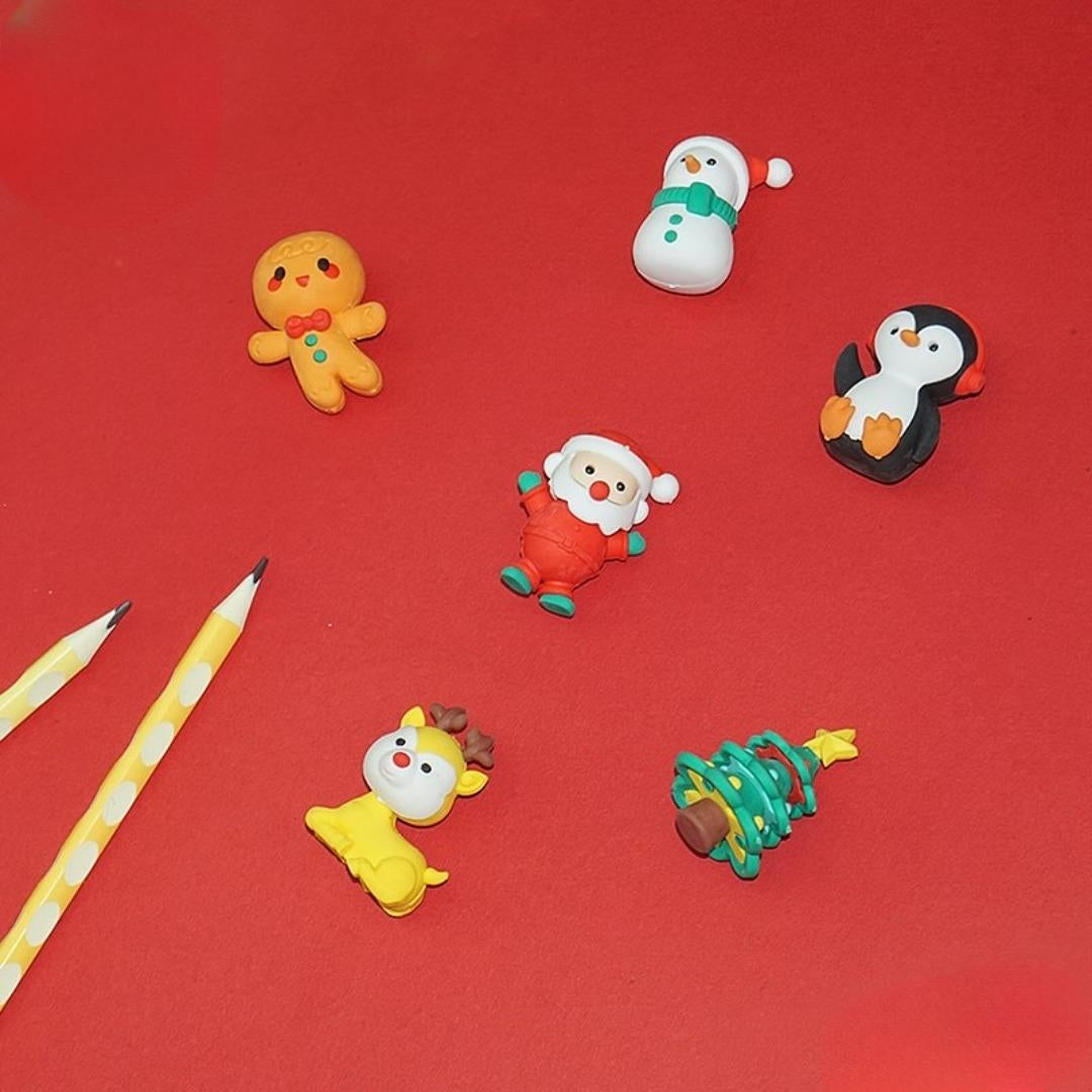 Christmas Eraser - Set of 6