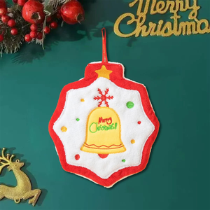 Christmas Bell Design Hand Towel - Tinyminymo
