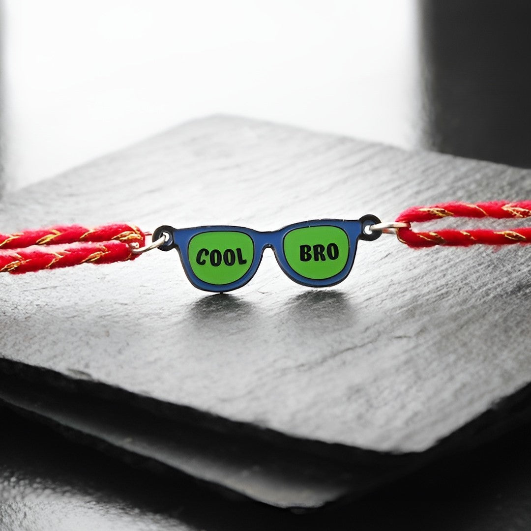 Cool Bro Glasses Metal Rakhi