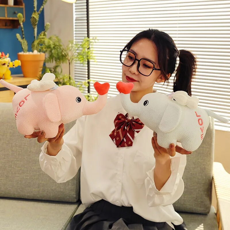 Cupid Elephant Mini Soft Toy
