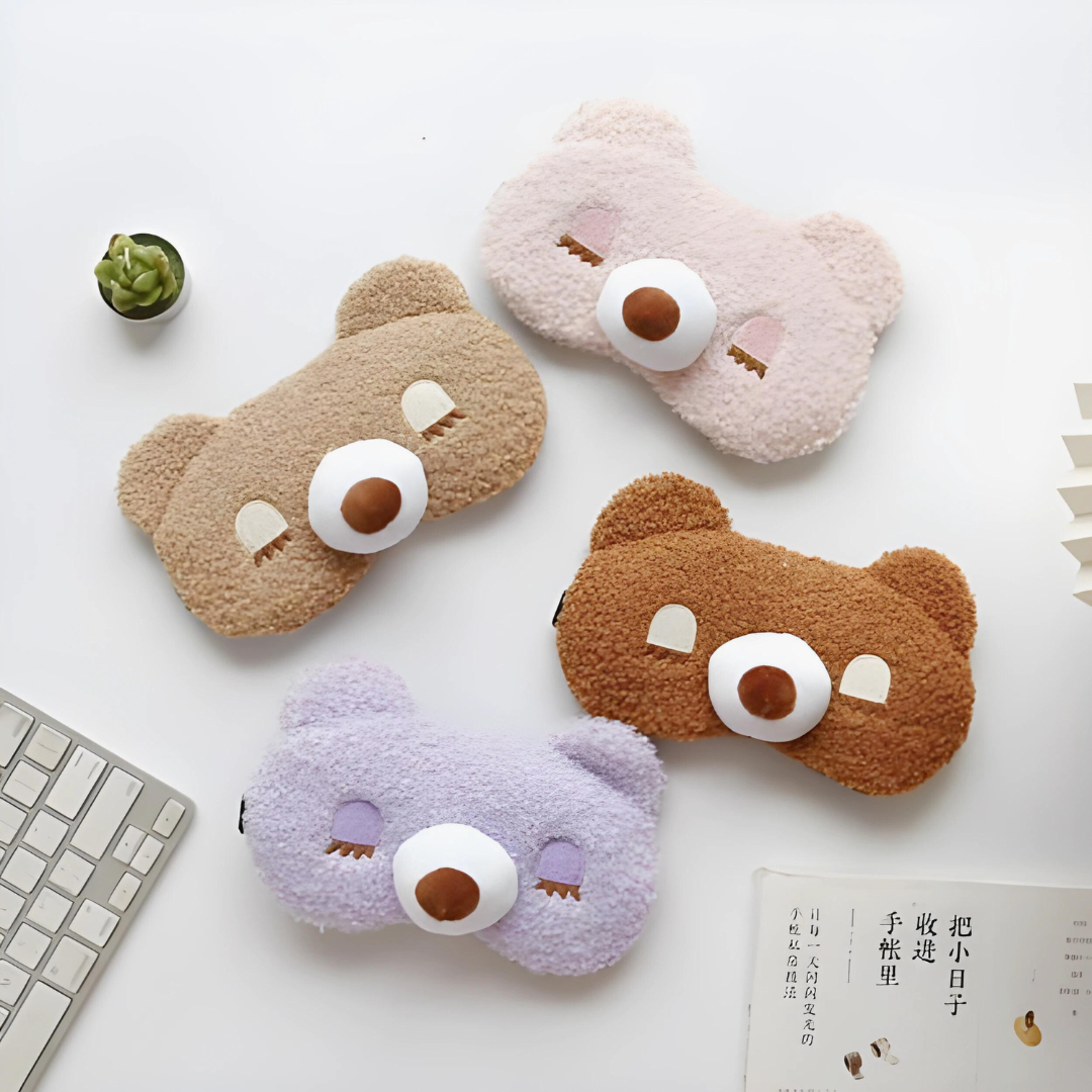 Cute Animal Eye Mask with Gel Pad