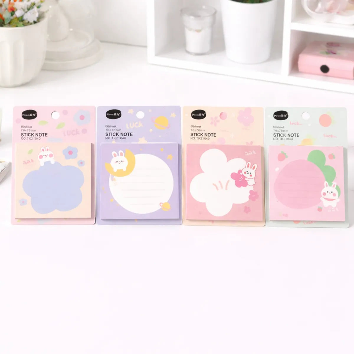 Cute Bunny Sticky Notes