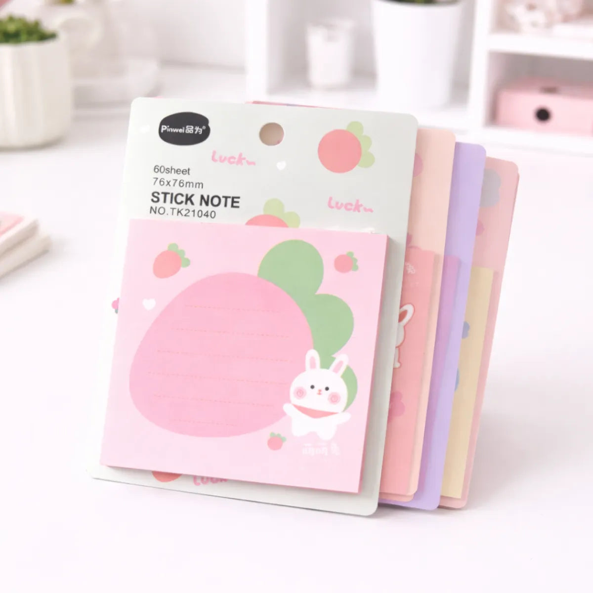 Cute Bunny Sticky Notes