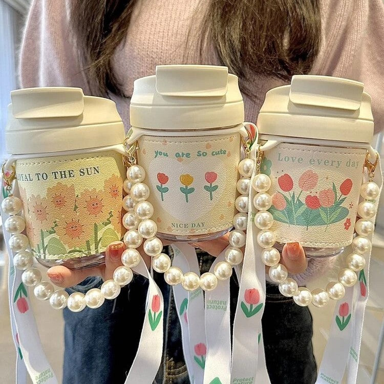 Cute Flower 2 in 1 Tumbler