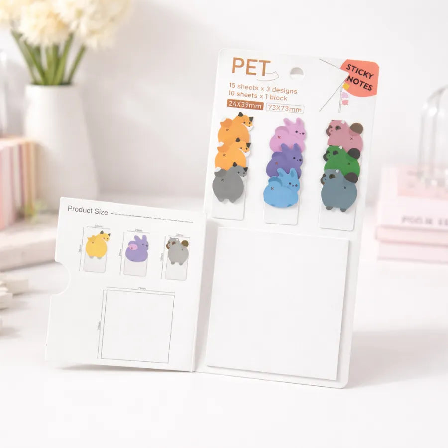Cute Mini Sticky Note Set