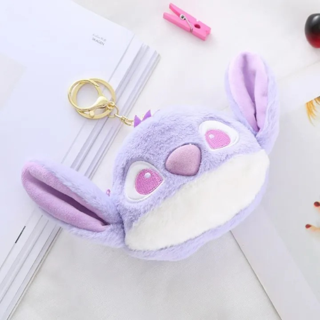 Cute Plush Coin Pouch Keychain