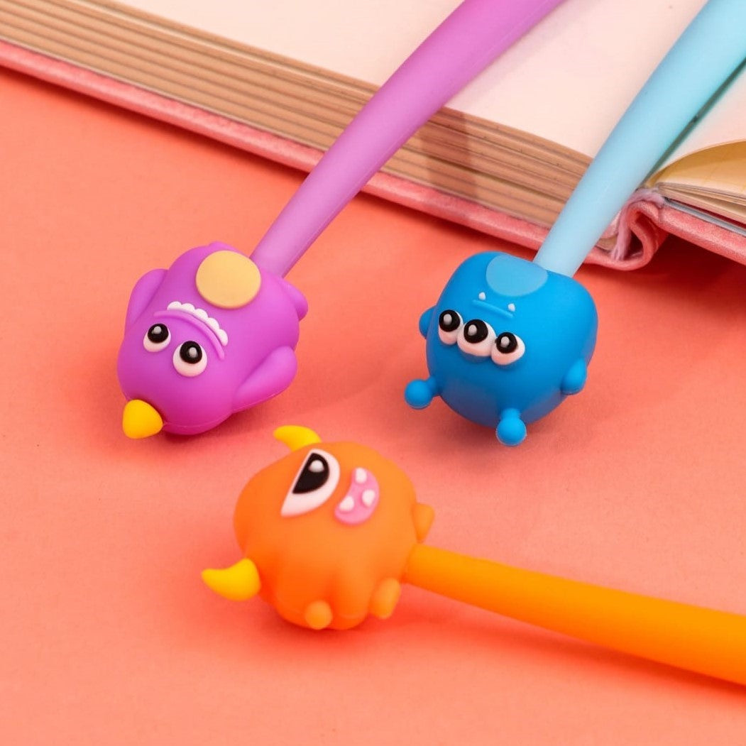 Cute Silicone Monster Pen