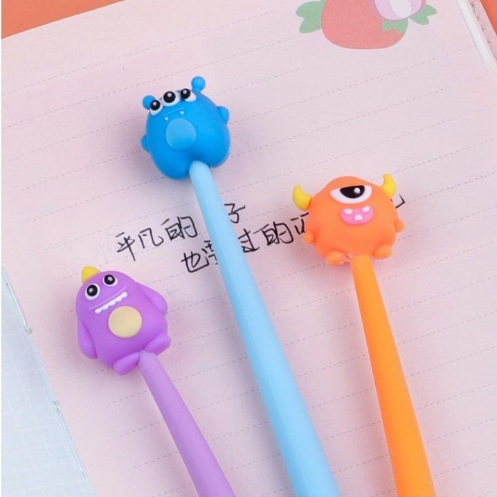 Cute Silicone Monster Pen