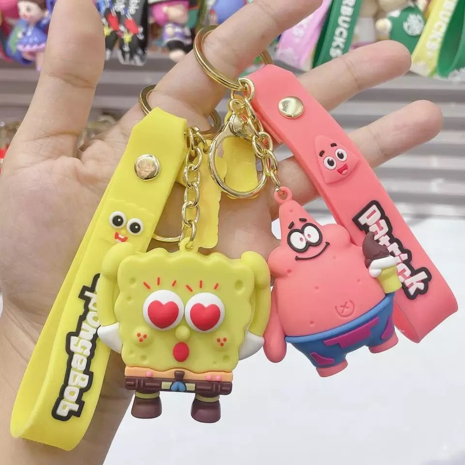 Cute Spongebob Squarepants 3D Keychain
