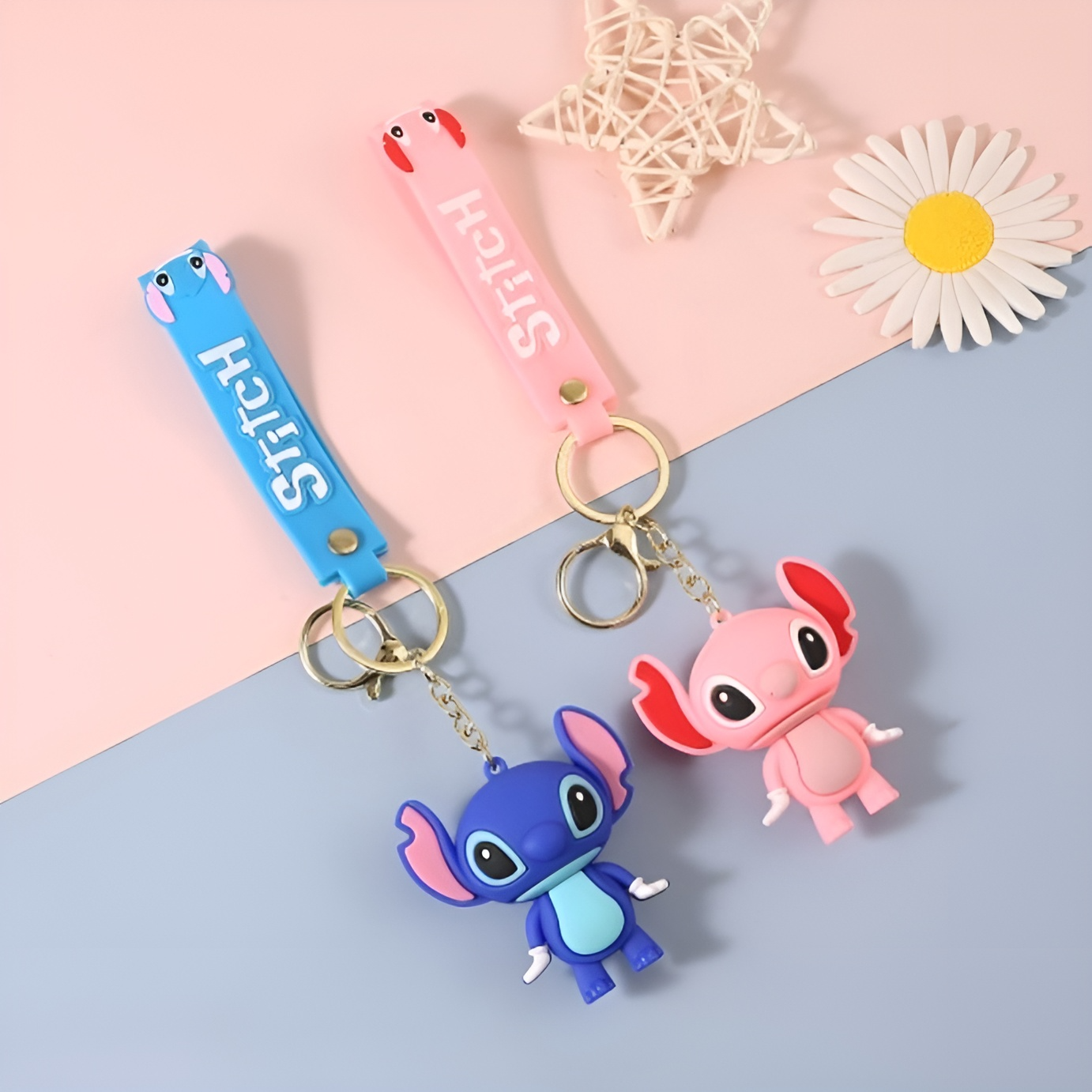 Cute Stitch 3D Keychain