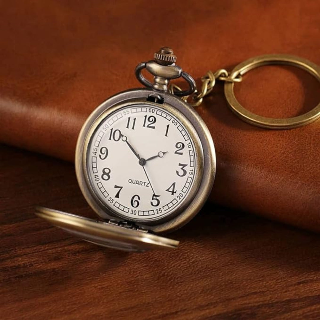 DAD Pocket Watch Keychain