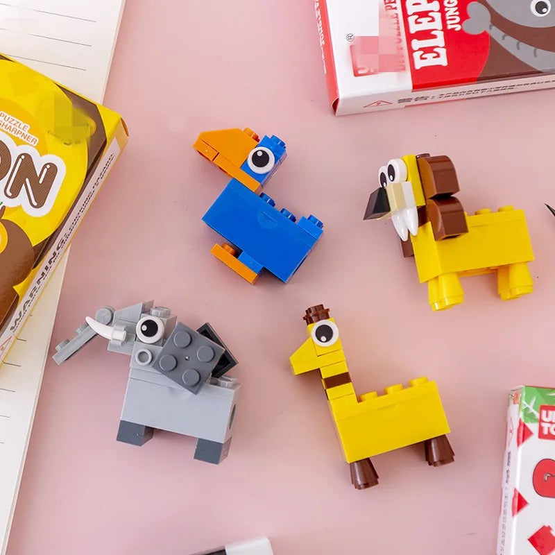 DIY Jungle Puzzle Pencil Sharpener