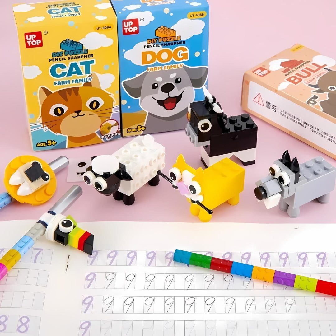 DIY Pet Puzzle Pencil Sharpener