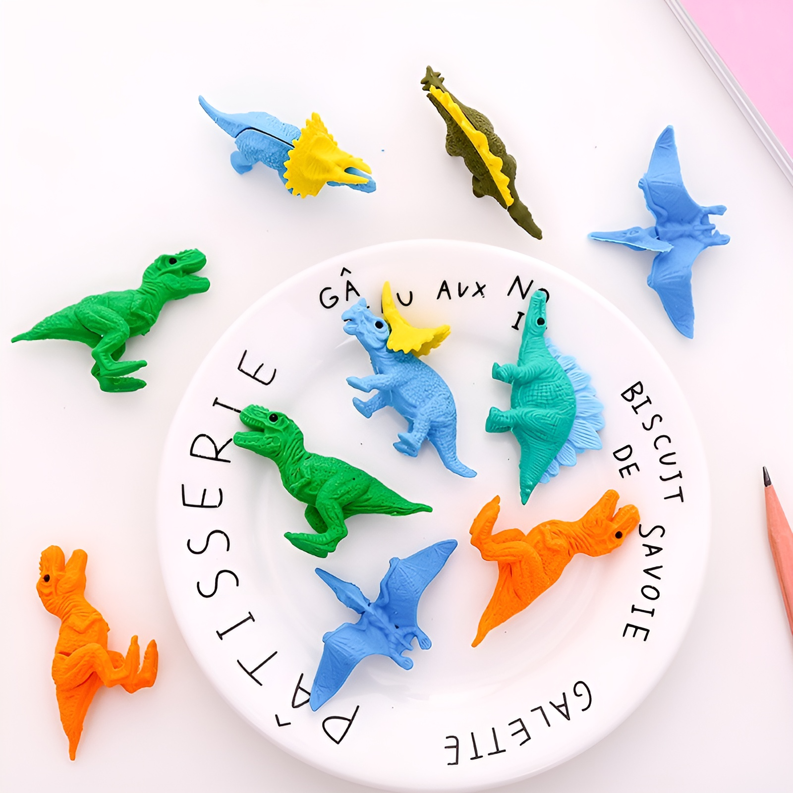 Dinosaur Eraser - Set of 5