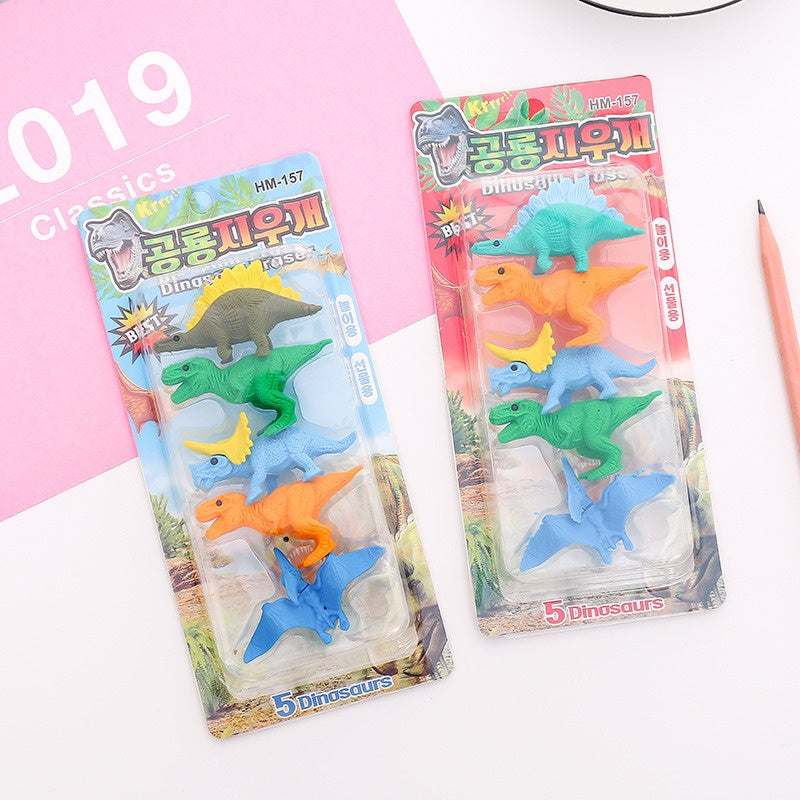 Dinosaur Eraser - Set of 5