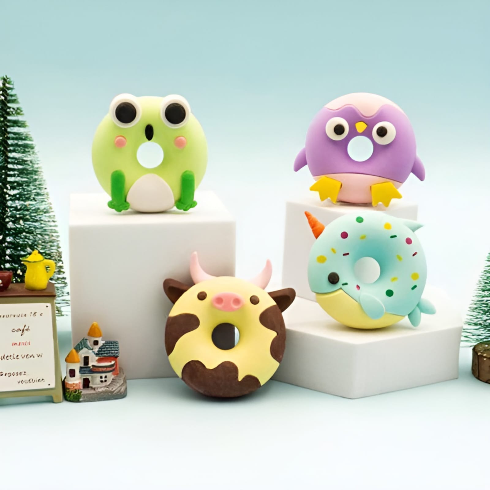 Donut Animal Eraser