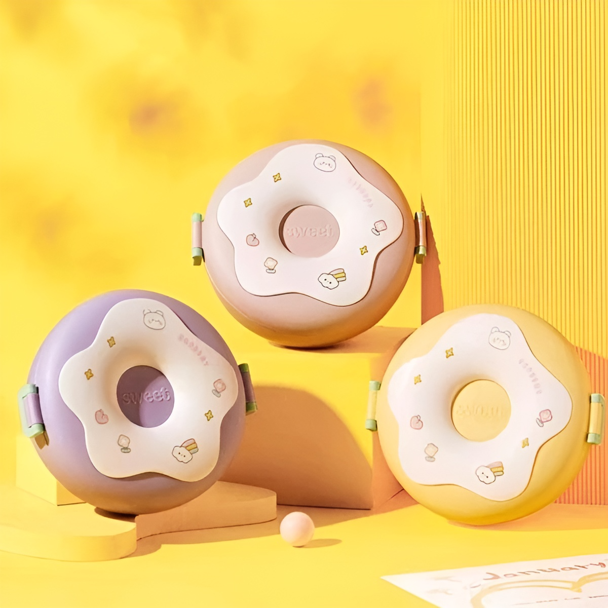 Donut Shaped Kids Lunch Box