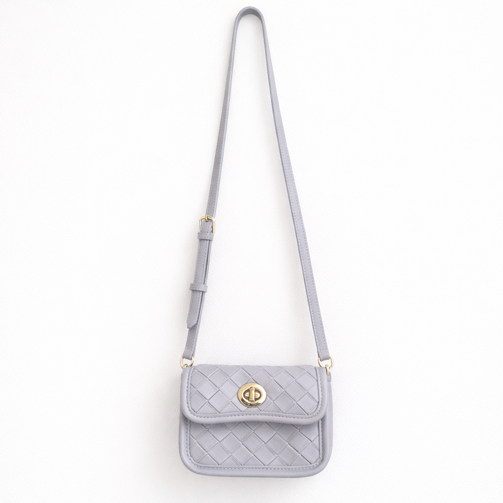 Mini Metro Weave Sling Bag