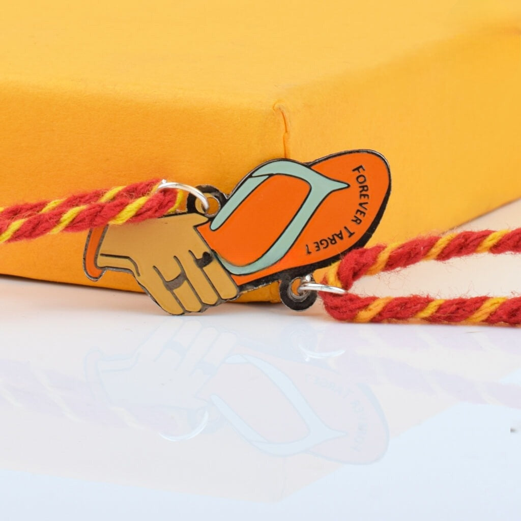 Forever Target Metal Rakhi