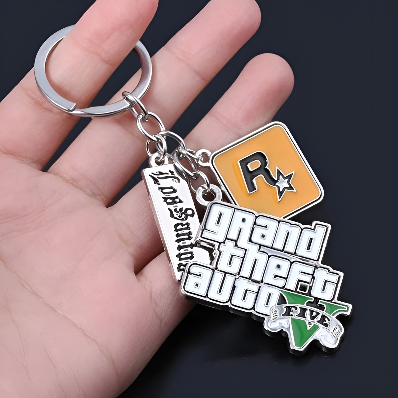 GTA 5 Metal Keychain